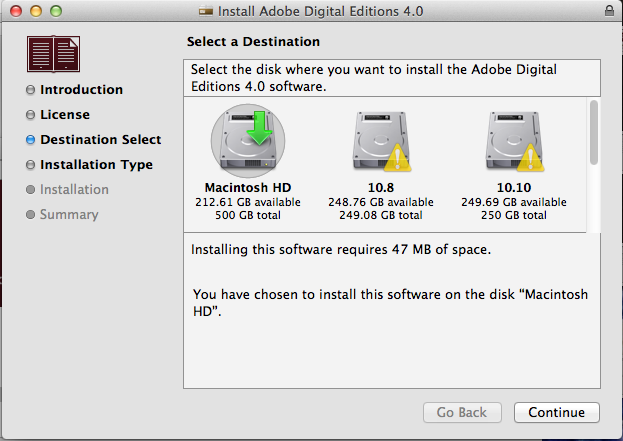 Adobe digital edition mac os x 7